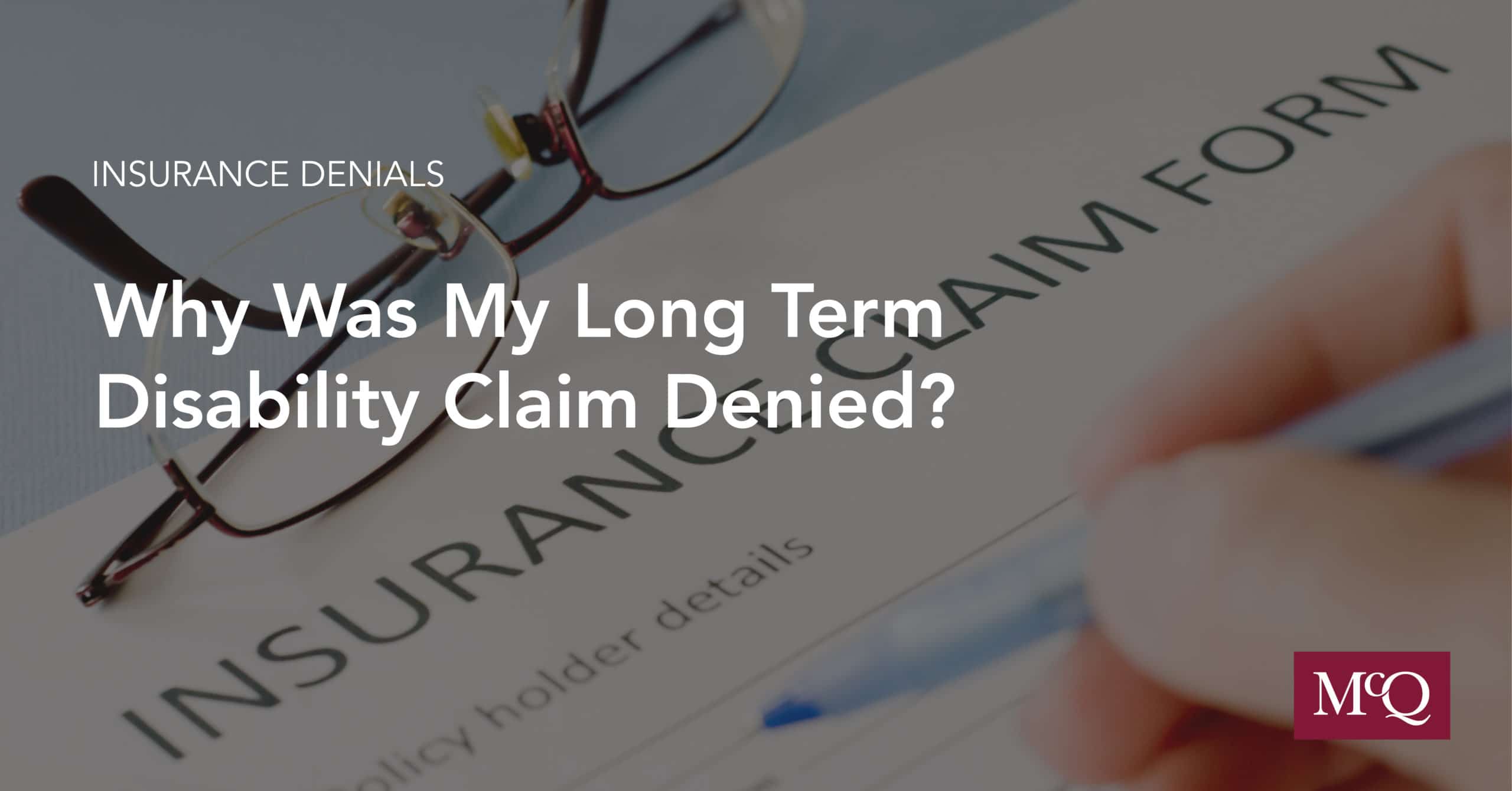 Long Term Disability Insurance Denial Lawyer