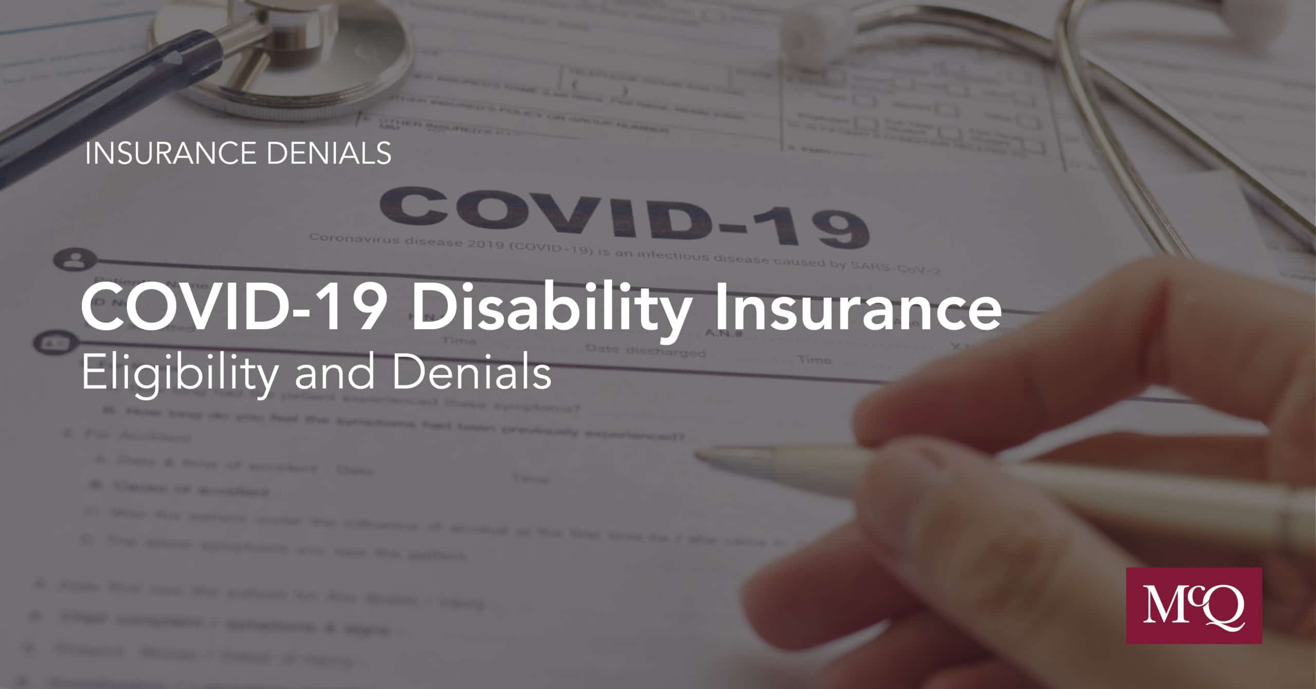 COVID-19 Disability Insurance Denial Lawyers